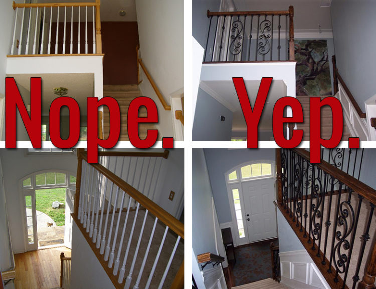 How do you layout balusters?