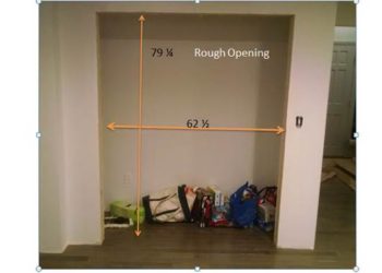 how to measure for sliding closet doors