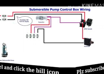 water motor connection with capacitor