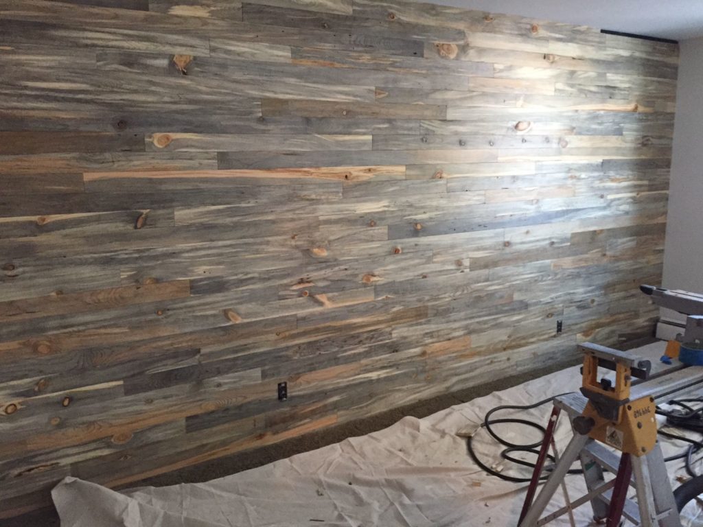 What is the wood called you put on walls?