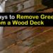 how to remove mold off wood
