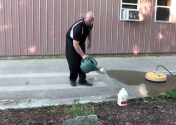 acid etch concrete for traction