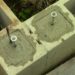 do you fill cinder blocks with concrete