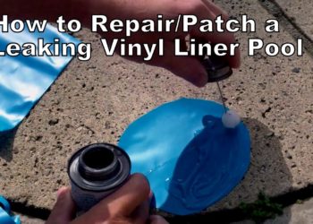 how to repair vinyl pool liner with kit