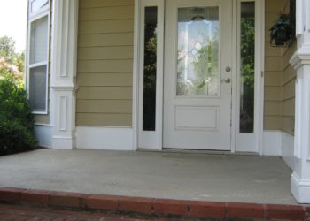 painting concrete front porch floor