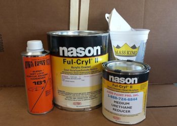 What is acrylic enamel auto paint?