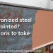 do you need to paint galvanized steel