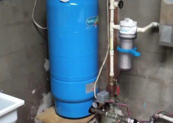 well pressure tank piping