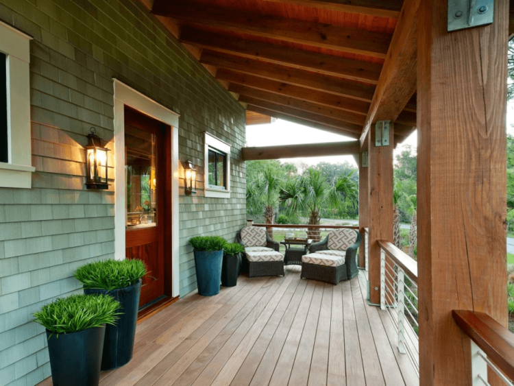 What is the best flooring for a front porch?