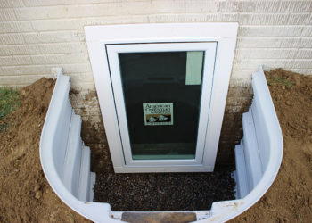 What is an egress window well?