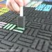 painting rubber door mats