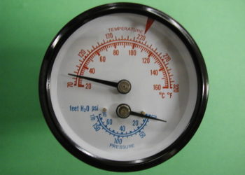 boiler pressure temperature gauge