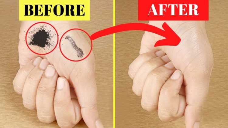 how to remove permanent marker from skin fast