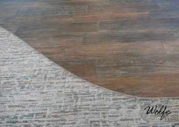 curved carpet to tile transition