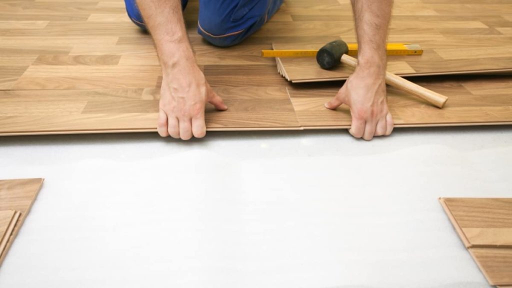 What should you not put down laminate flooring?