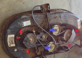 troy bilt bronco 42 deck belt diagram