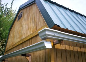 rain gutters for metal roofs