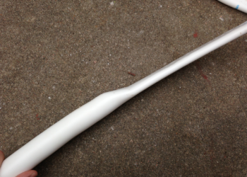 how to flatten pvc pipe with heat gun