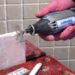 can you cut glass with a dremel