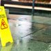 What is the least slippery flooring?