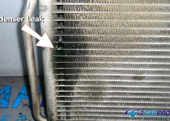 oil in ac condenser