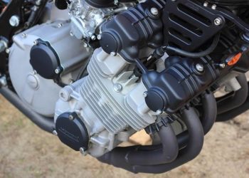 removing spray paint from motorcycle engine