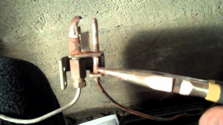 pilot light wont stay lit