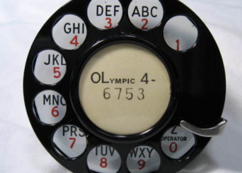 Why were there letters on a rotary phone?