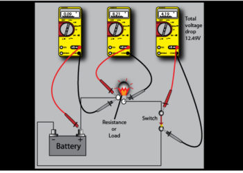 how to do a voltage drop test