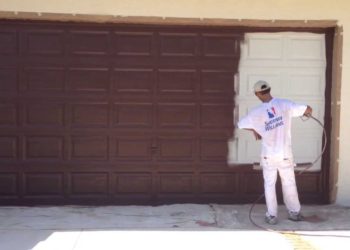 best paint for aluminum garage door