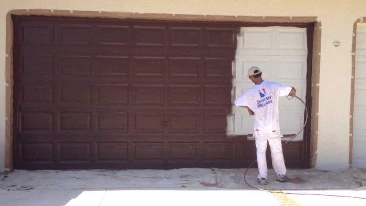 best paint for aluminum garage door