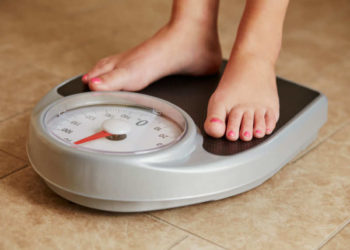 weighing yourself on carpet