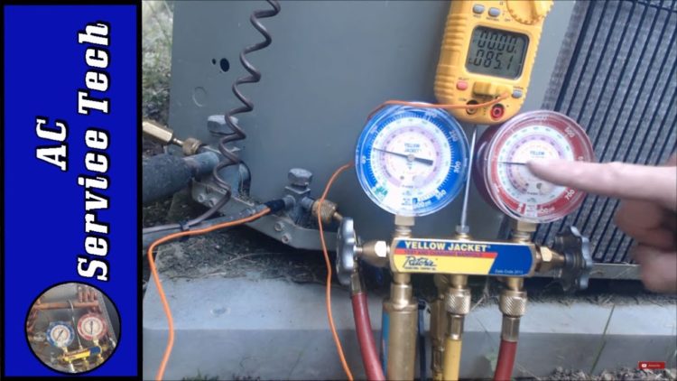 r22 charging pressures