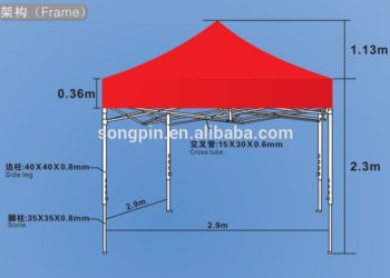 what is the standard size of a gazebo