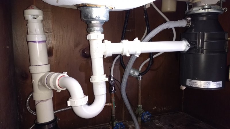 air admittance valve on kitchen sink