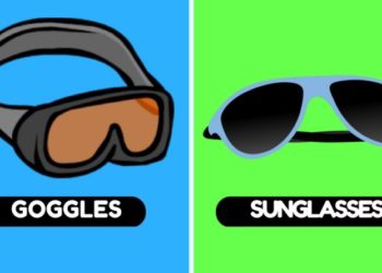 difference between goggles and safety glasses