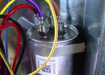 ac capacitor wiring colors
