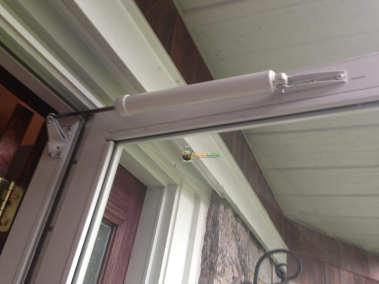 installing wright storm door closer