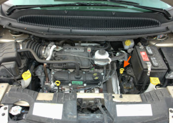 Where is the transmission dipstick on a 2005 Ford Explorer?