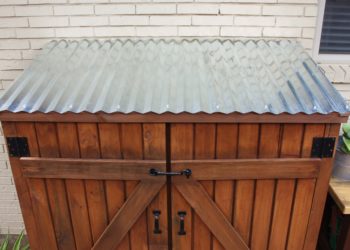 How do you put a tin roof on a shed?