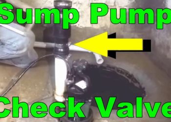 How do I know if my check valve is bad on my sump pump?