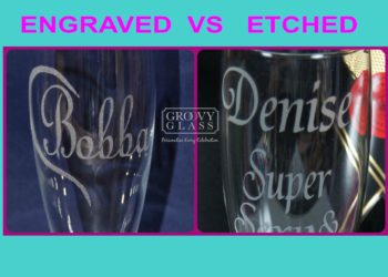 What is the difference between glass etching and engraving?