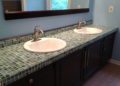mosaic bathroom countertop