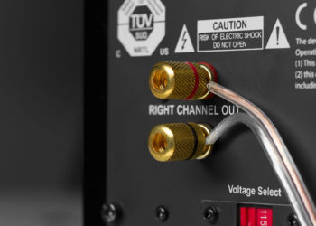 How do you connect bare wire to speakers?