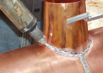 soldering sheet metal together