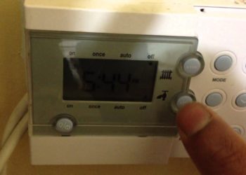 hot water ok but no central heating