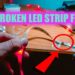 how to fix a broken led strip