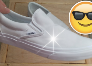 white shoes turned yellow