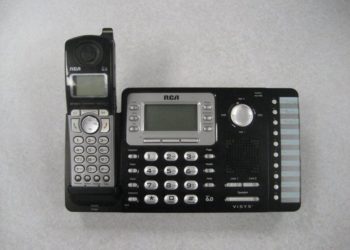 Why does my landline phone say line in use?