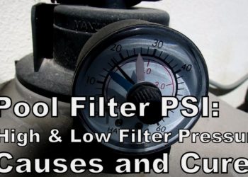 pool filter low pressure problems